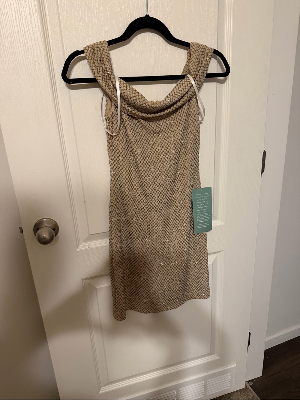 B. Smart Beige and Gold Women's Jacket